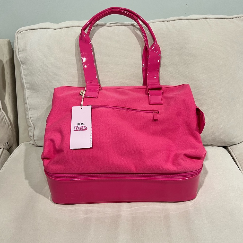 Beis x Barbie mini weekender NWT ships immediately